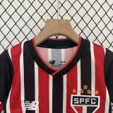 24-25 Sao Paulo Away Kids Soccer Jersey