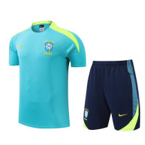 24-25 Brazil Light Green Training Short Suit