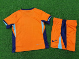 24-25 Netherlands Home Kids Player Version Soccer Jersey (球员童装)