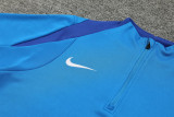 2024 NK Lake blue Half Pull Tracksuit #812(半拉链)