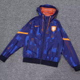 24-25 Netherlands Royal blue Windbreaker