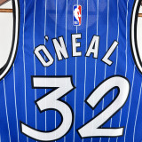 2018-2019 Magic O'NEAL #32 Blue Retro Top Quality Hot Pressing NBA Jersey (条纹)