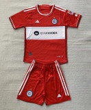 24-25 Chicago Fire Home Kids Soccer Jersey (带章)