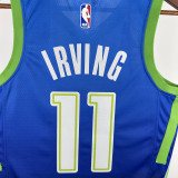 Dallas Mavericks IRVING #11 Blue Top Quality Hot Pressing NBA Jersey