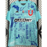 24-25 Universidad De Chile Sky Blue GoalKeeper Soccer Jersey