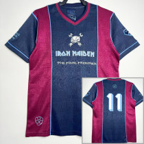 2011 West Ham #11 Iron Maiden Home Retro Soccer Jersey