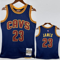 2015-2016 Cleveland Cavaliers JAMES #2 Royal blue Retro Top Quality Hot Pressing NBA Jersey