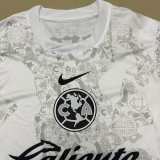 24-25 Club America White Goalkeeper Fans Soccer Jersey