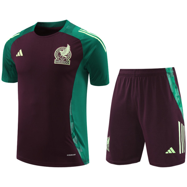 24-25 Mexico Maroon Training Short Suit