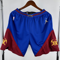 22-23 Nuggets Blue Edition Top Quality NBA Pants (Trapeze Edition) 飞人版