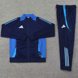 2024 AD Royal blue Jacket Tracksuit #2307