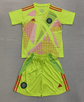 24-25 Celtic Fluorescent Yellow GoalKeeper Kids Soccer Jersey