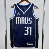 22-23 Dallas Mavericks THOMPSON #31 Royal Blue Top Quality Hot Pressing NBA Jersey (Trapeze Edition)飞人版