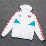 24-25 Sao Paulo White Windbreaker