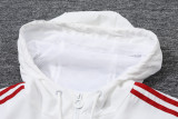 24-25 Bayern White Windbreaker