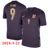 24-25 England Black Grey Special Edition Fans Soccer Jersey