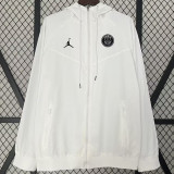 24-25 PSG White Windbreaker