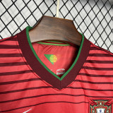 2014 Portugal Home Retro Soccer Jersey