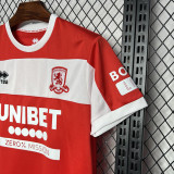 24-25 Middlesbrough Home Fans Soccer Jersey