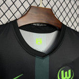 24-25 Wolfsburg Away Fans Soccer Jersey