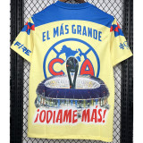 23-24 Club America Yellow Champion Special Edition Training Shirts 15冠军版