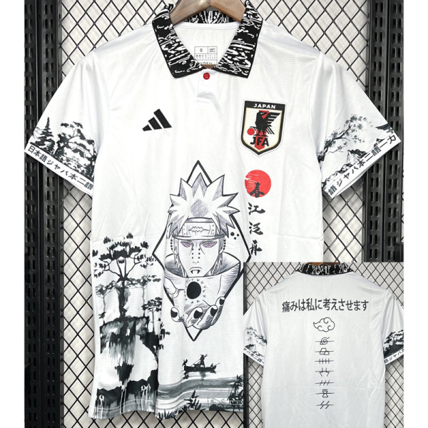 2024 Japan White Special Edition Fans Soccer Jersey #碳画鸣人