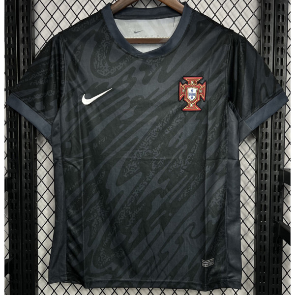 24-25 Portugal Black GoalKeeper Soccer Jersey