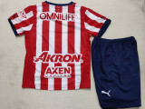 24-25 Chivas Home Kids Soccer Jersey