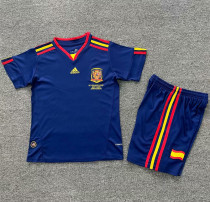 2010 Spain Away Kids Retro Soccer Jersey