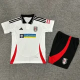 24-25 Fulham Home Kids Soccer Jersey