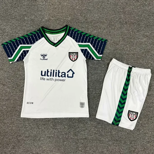 24-25 Sunderland Away Kids Soccer Jersey