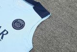 24-25 PSG Light blue Tank top and shorts suit