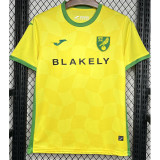 24-25 Norwich City Home Fans Soccer Jersey