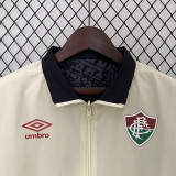 24-25 Fluminense khaki & Black Double Sided Windbreaker (双面风衣)