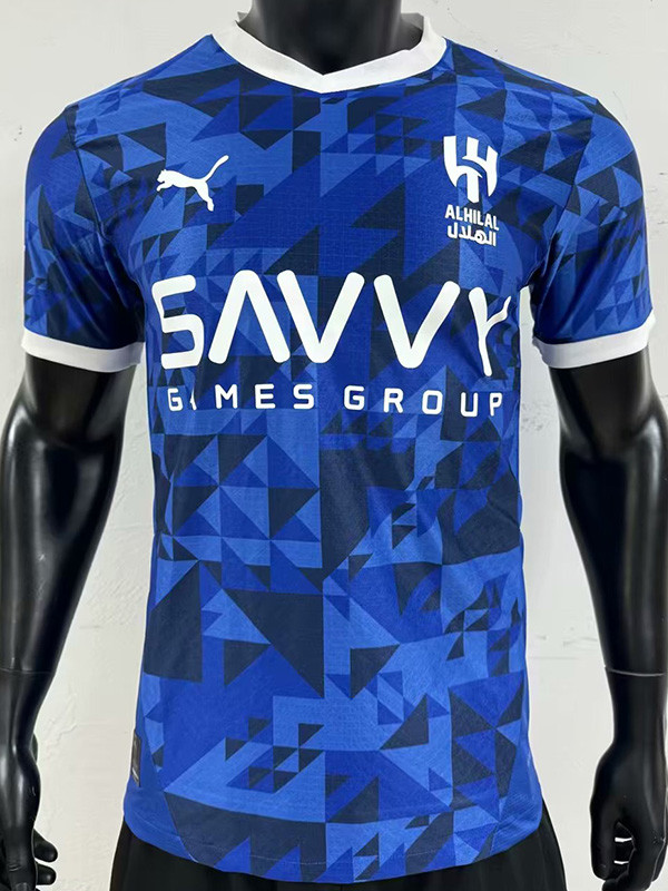 24-25 Al-Hilal Home Player Version Soccer Jersey