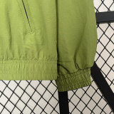 24-25 Denmark Green & Blue Double Sided Windbreaker (双面风衣)