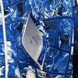 2024 Japan Anime Edition Blue & White Double Sided Windbreaker (七龙珠-双面风衣)