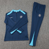 24-25 CHE Royal blue Half Pull Tracksuit (半拉链)