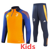 24-25 JUV Orange Kids Half Pull Tracksuit (童装)(半拉链)