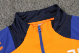 24-25 JUV Orange Kids Half Pull Tracksuit (童装)(半拉链)