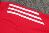 2024 AD Red Half Pull Tracksuit (半拉链)