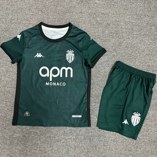 24-25 Monaco Away Kids Soccer Jersey