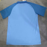 24-25 Man City White Blue Short Sleeve