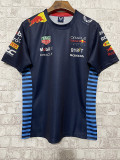 2024 F1 Red Bull Royal Blue T-Shirts Racing Suit (圆领)