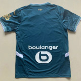 24-25 Marseille Away Fans Soccer Jersey (Print all Sponsor)