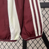 24-25 Mexico Red & White Double Sided Windbreaker (双面风衣)(刺绣)