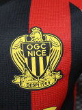 24-25 OGC Nice Home Player Version Soccer Jersey