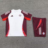 24-25 Bayern White Training Short Suit