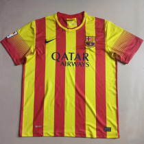 2013-2014 BAR Away Yellow Retro Soccer Jersey (带章)