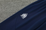 24-25 Marseille Lake blue Half Pull Tracksuit (半拉链)